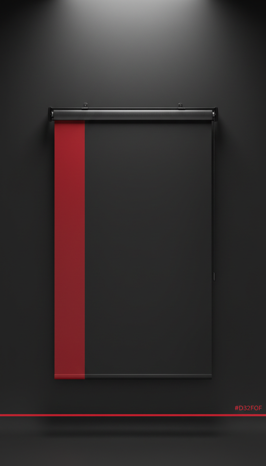 Crimson bolt accent blackout blind